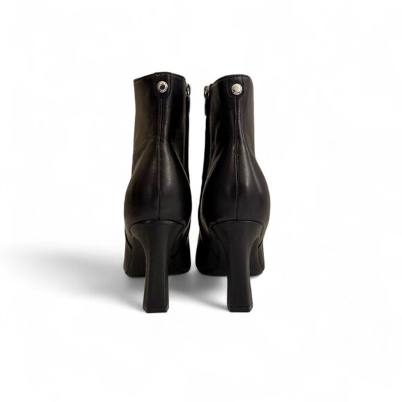 NINE WEST Nance 9x9 Tapered Heel Black Dress Boots Booties, NEW! Size 11 - Picture 5 of 7